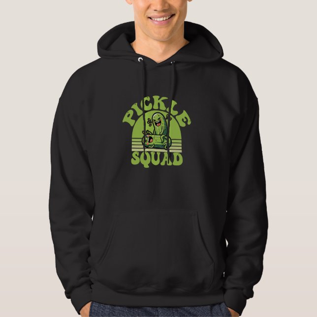 Dill Lightful Pickle Squad Foodie For Pickle Lover Hoodie (Front)