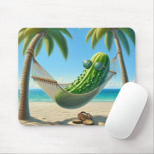 Dill Pickle In a Tropical Hammock Mouse Mat