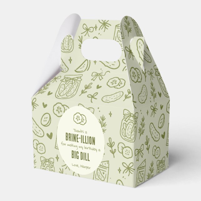 Dill Pickle Party Gable Box (Front Side)