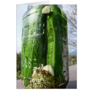 Dill Pickle Recipe Card