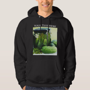 Dill Pickles Cucumbers Gherkin Vegan Vegetarian  Hoodie