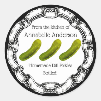 Dill Pickles Label Personalise