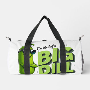 Dill Pickles Lovers Gift - Funny Cartoon Designs Duffle Bag