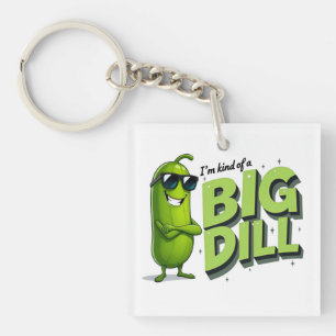 Dill Pickles Lovers Gift - Funny Cartoon Designs Key Ring