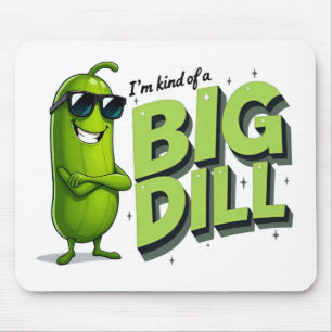 Dill Pickles Lovers Gift - Funny Cartoon Designs Mouse Mat