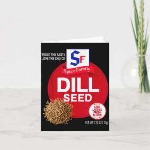 Dill Seed Halloween Sce Costume Group Matching  Card