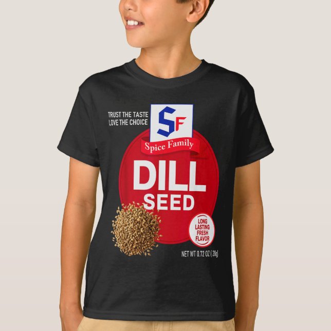 Dill Seed Halloween Sce Costume Group Matching  T-Shirt (Front)