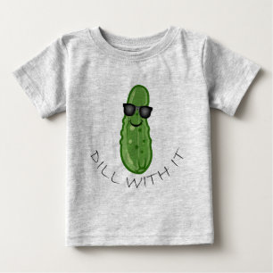 Dill With It Design - Baby Fine Jersey T-Shirt