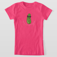 Dill With It Design - Girls' Fine Jersey T-Shirt