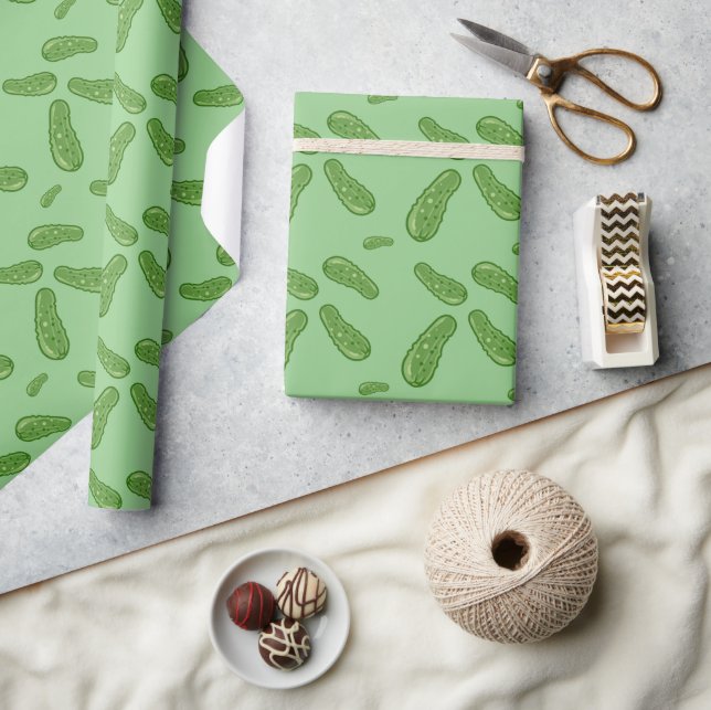 Dill With It Design - Matte Wrapping Paper (Crafts)