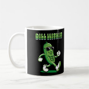 Dill With It Pickle Pun Coffee Mug