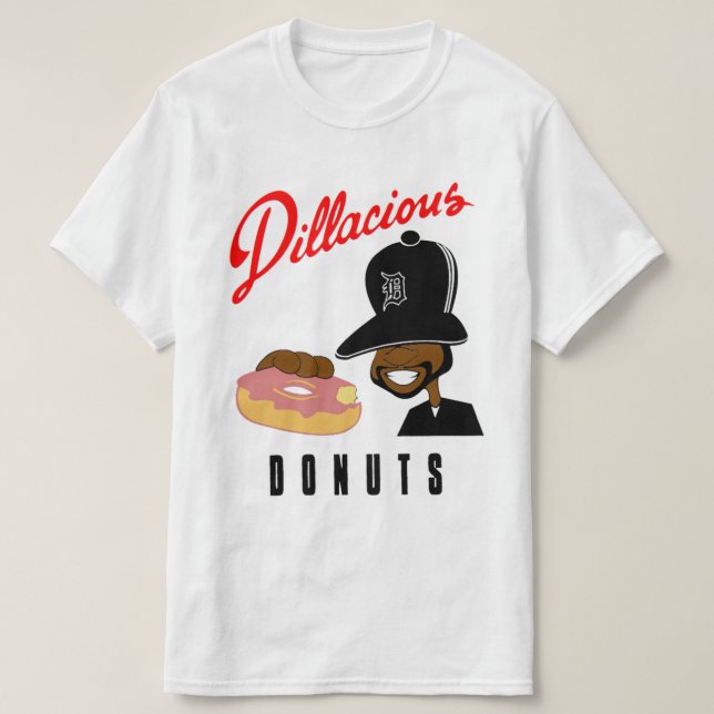 Dillacious Doughnuts T-Shirt (Design Front)