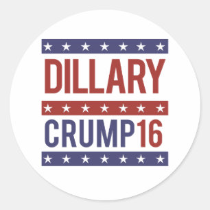 Dillary Crump 16 - -  Classic Round Sticker