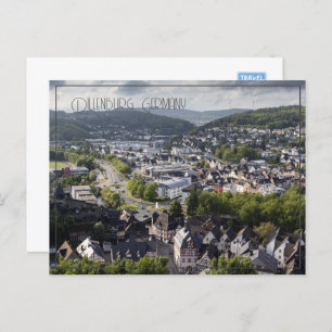 Dillenburg Evening Cityscape Germany Holiday Postcard