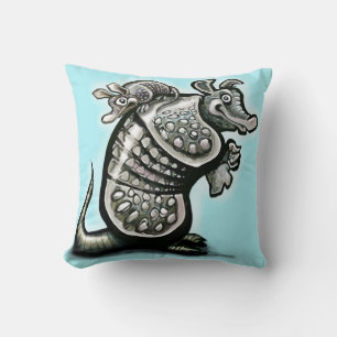 Dillo Dad Throw Pillow