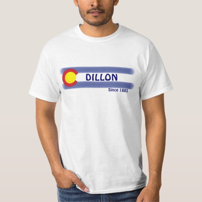 Dillon Colorado local flag value tee (Front)