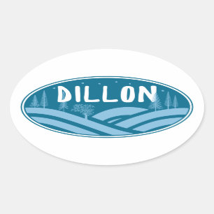 Dillon Colorado Outdoors Oval Sticker