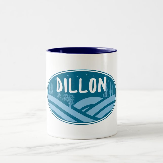 Dillon Colorado Outdoors Two-Tone Coffee Mug (Center)