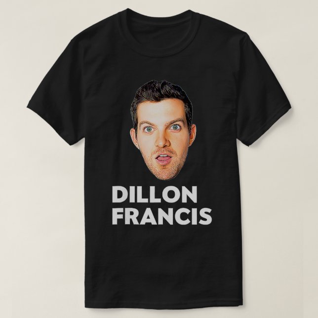 Dillon Francis Face  T-Shirt (Design Front)