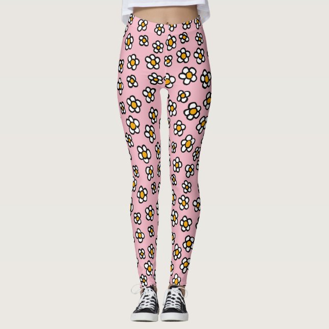 Dillon's Daisies Leggings (Front)