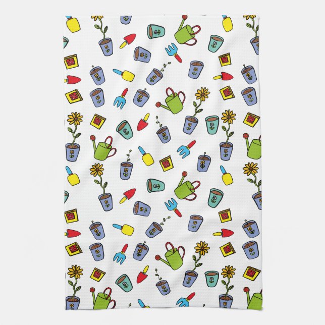 Dillon's Garden Tea Towel (Vertical)