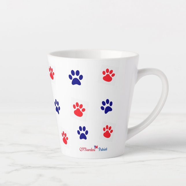 Dillon's QPTravelers Patriot Latte Mug (Right)