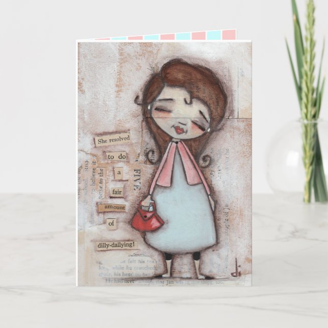 Dilly Dally - Birthday Card (Front)