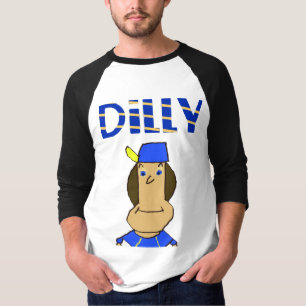 Dilly Men's 3/4 Reglan Sleeve T-Shirt