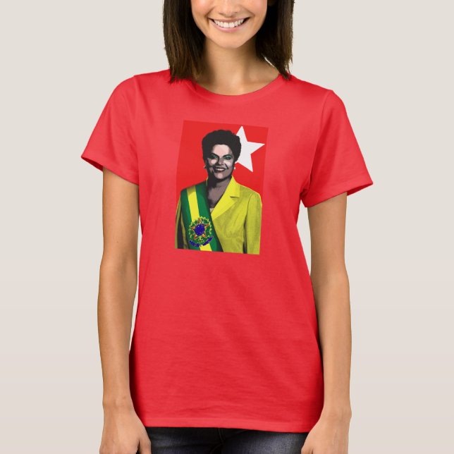 Dilma Presidente 2014 Brasil Eleções T-Shirt (Front)