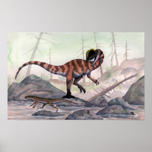 Dilophosaurus Print