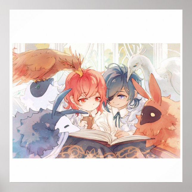 Diluc  kaeya  poster (Front)