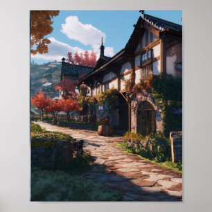 Diluc’s Winery: A Realistic 4K Journey Through Mon Poster