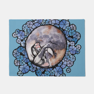 Dilute Calico Cat Cuddles Maine Coon Cats Doormat