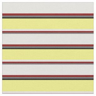 Dim Grey, Maroon, Light Yellow, Yellow, and Black Fabric