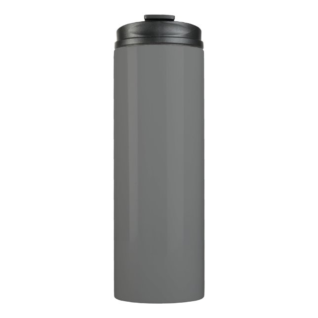 Dim Grey Thermal Tumbler (Front)
