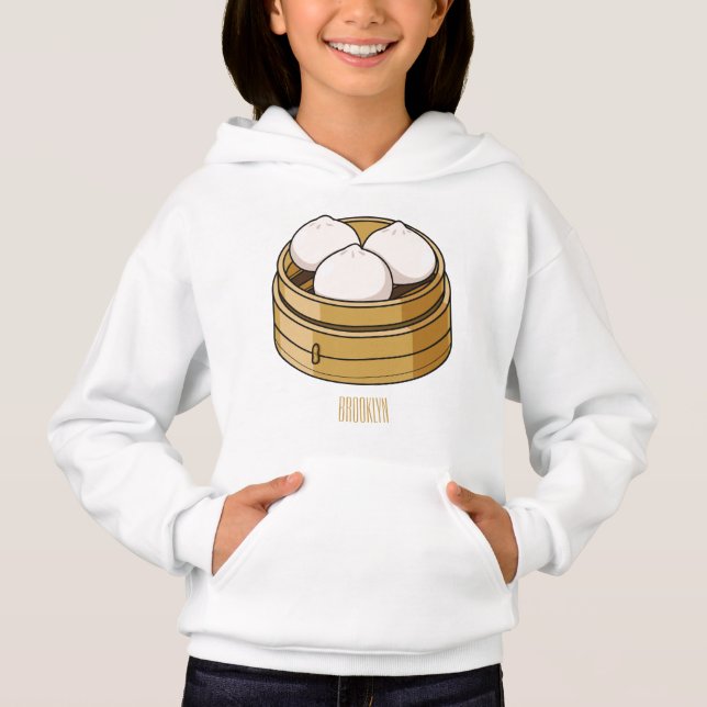 Dim sum cartoon illustration (Front)