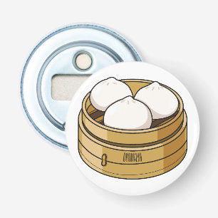 Dim sum cartoon illustration bottle opener