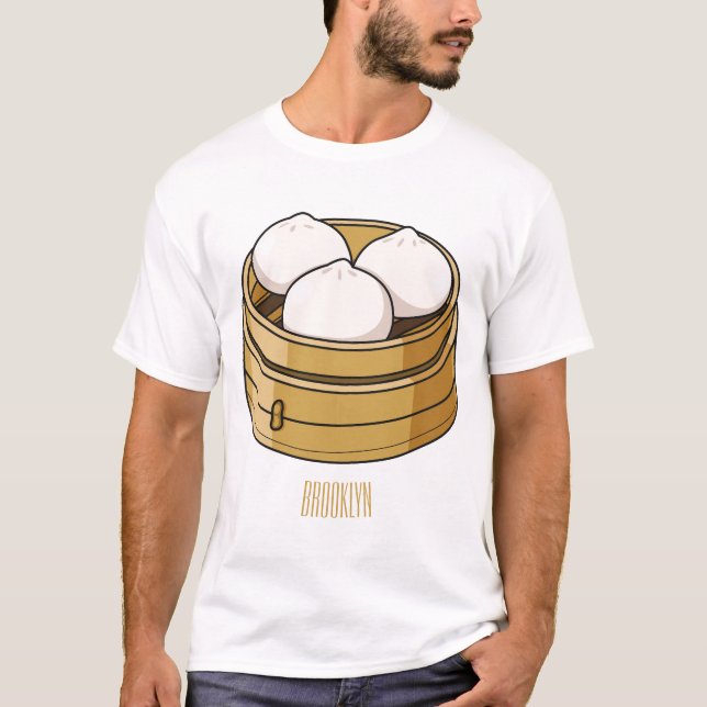 Dim sum cartoon illustration  T-Shirt (Front)