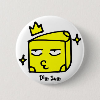 Dim Sum, Cheese 6 Cm Round Badge