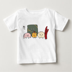 Dim Sum Pork Bao Shaomai Chinese dumpling Buns Bun Baby T-Shirt