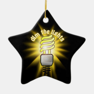 Dim The Energy Saving Light Ceramic Tree Decoration