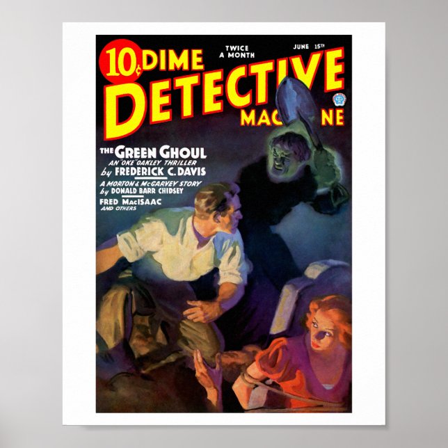 Dime Detective Magazine (Jun, 1935) Poster (Front)