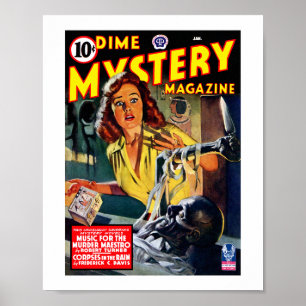 Dime Mystery Magazine (Jan, 1943) Poster