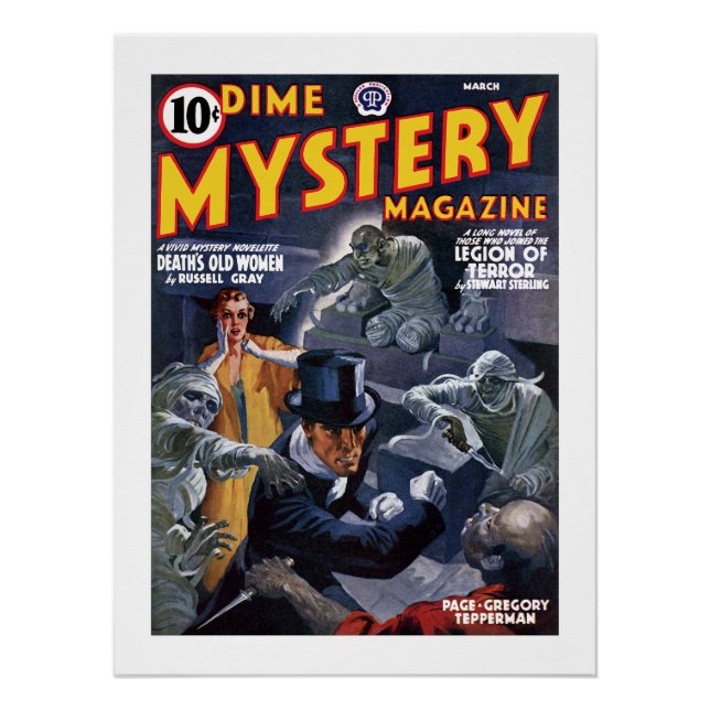 Dime Mystery Magazine (Mar, 1941) Poster (Front)