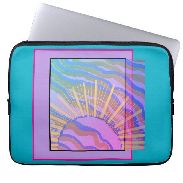 Dimensional Abstract Laptop Sleeve (Front)