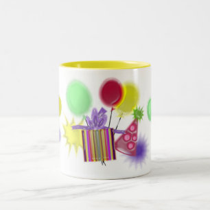 Dimensional Birthday Party Mug