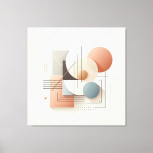 Dimensional Circle Flow Canvas Print
