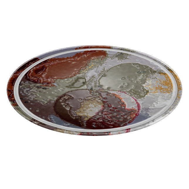 Dimensional Fruit Motif Cutting Board (Corner)