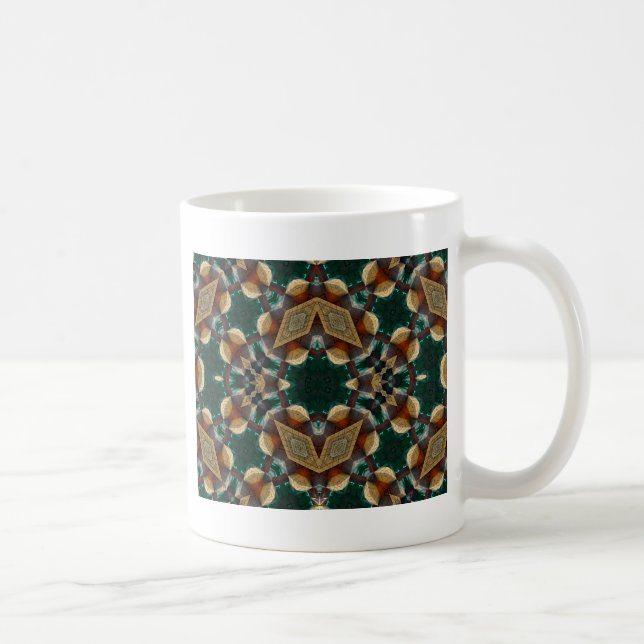 Dimensional Green Coffee Mug (Right)