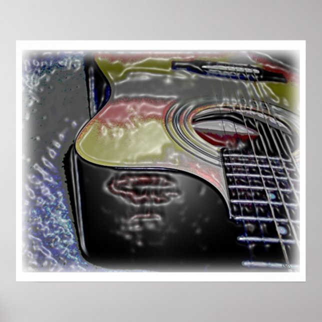 Dimensional Guitar Poster (Front)